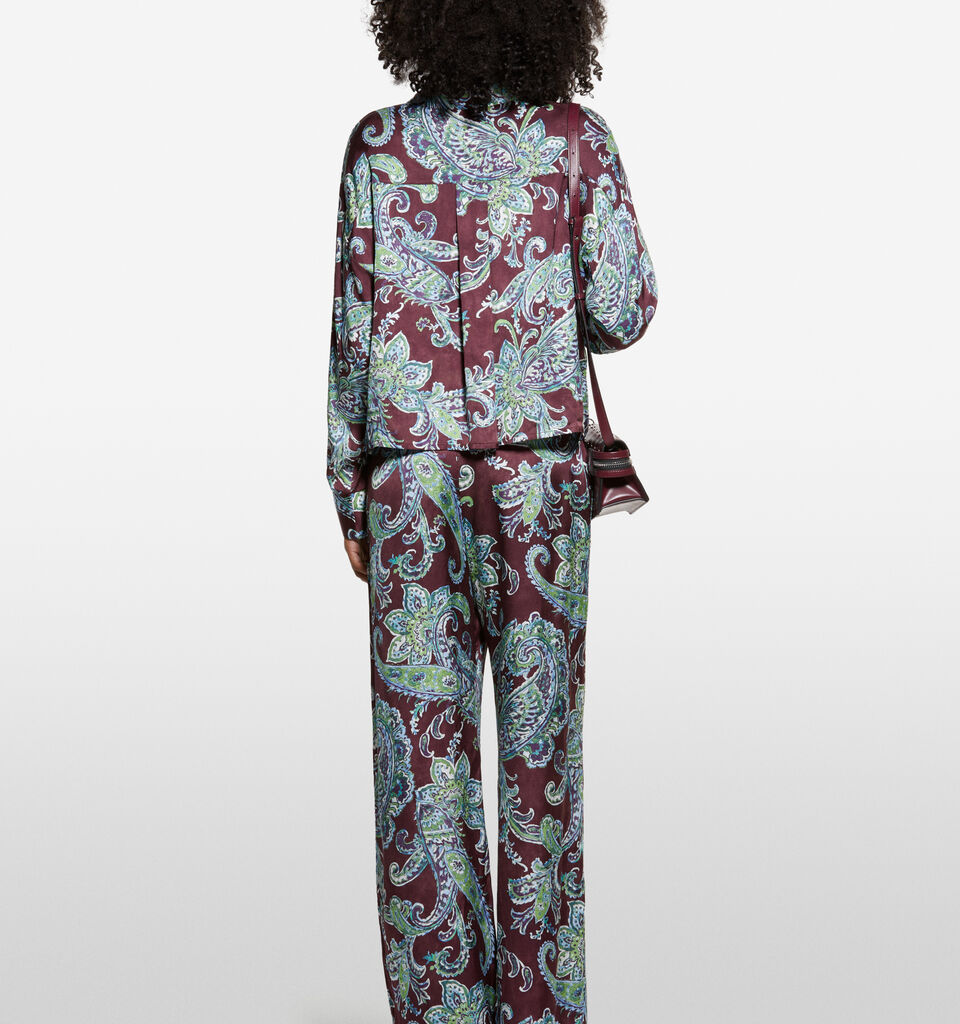 Πουκάμισο με σχέδια paisley - πουκάμισα γυναικεία - Πολύχρωμο | Sisley image number 2